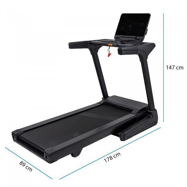 Laufband - Track 400 - 20 Trainingsprogramme - max. Geschwindigkeit: 18 km/h 4/7