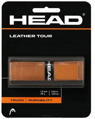 Orange head leather tour grip