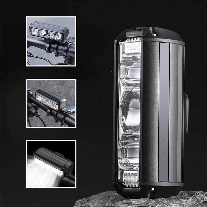 Far bicicleta, lampa frontala, 1750 lumeni, reincarcat USB, potrivire universala