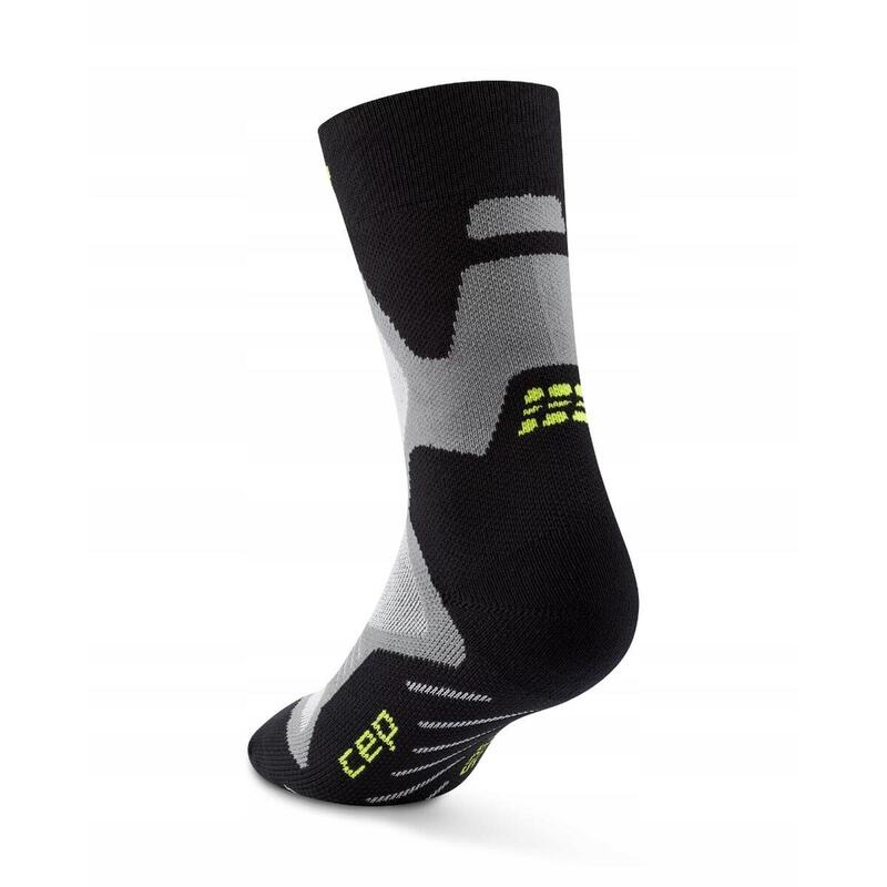 Șosete alergare CEP Core Run Cushion Mid Cut - negru | compresie