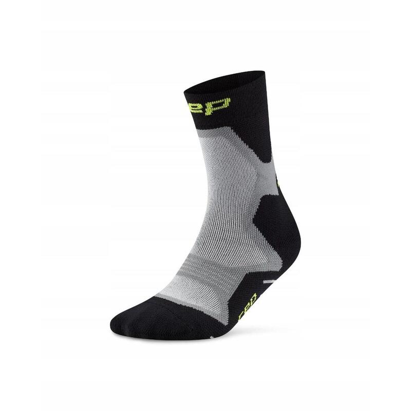 Șosete alergare CEP Core Run Cushion Mid Cut - negru | compresie