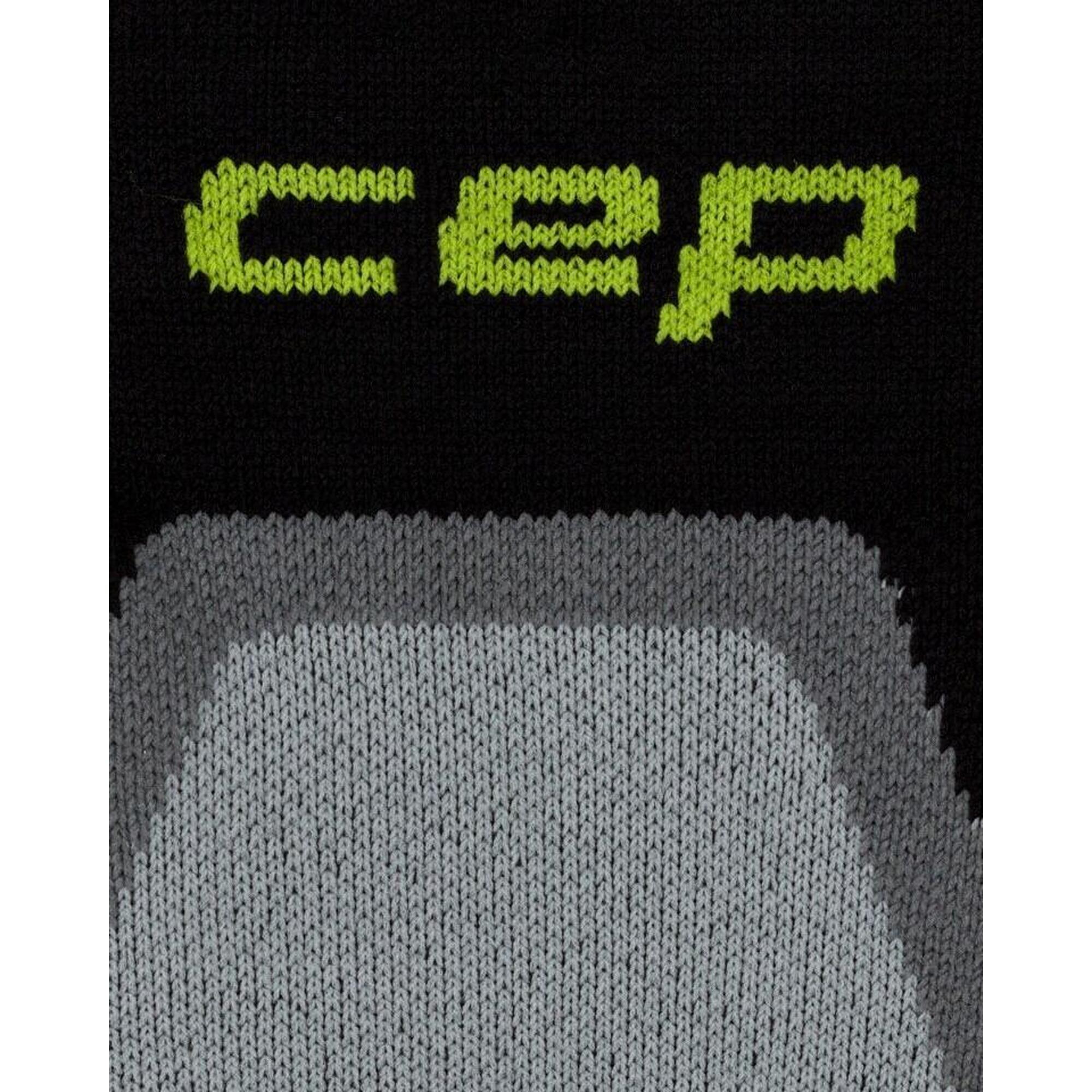 Șosete alergare CEP Core Run Cushion Mid Cut - negru | compresie