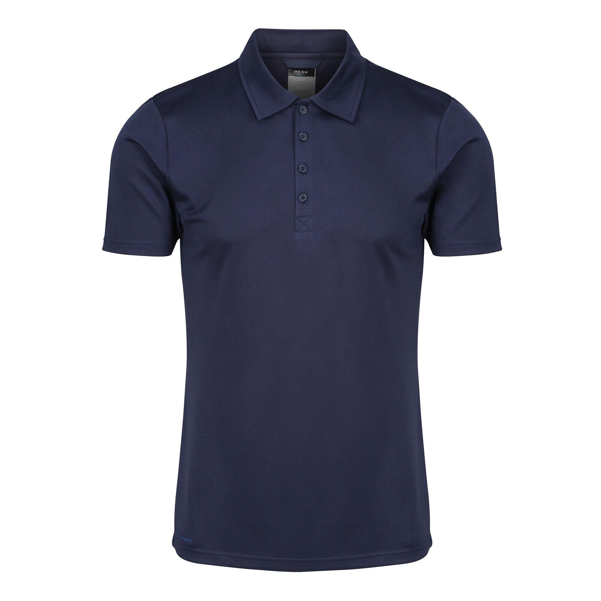 REGATTA Heren gerecycled poloshirt (Marine)