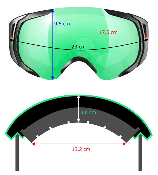 Gogle narciarskie damskie i juniorskie Ice-Q Istebna 2 Mirror 5/7