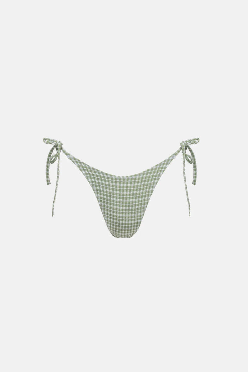 Lola Check Tie Side Hi Cut  - Bas de Maillot Femme 5/6