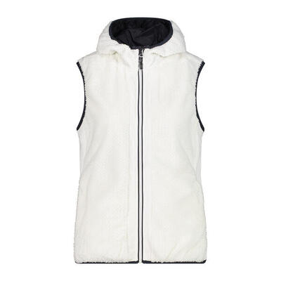 Dames mouwloze hoodie fleece cmp high loft