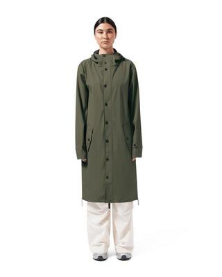 Original Wasserdichter Damen-Puffer – Vegan Dark Olive Green XXL