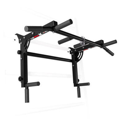 Trekstang + dip station voor wandrekken 2in1