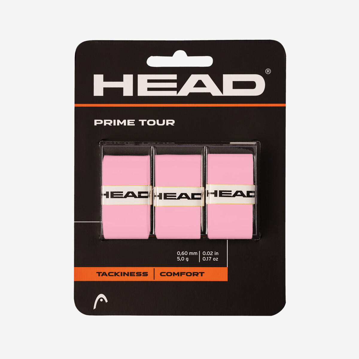 HEAD Head Prime Tour 3Pack Pink Tennis Overgrips Head Prime Tour 3Pack