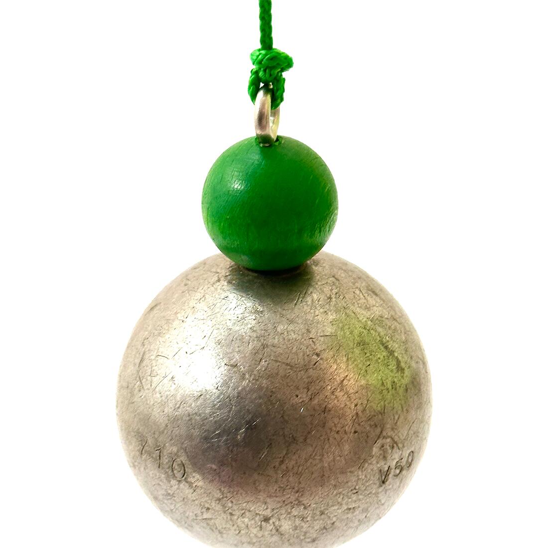 Bouleset couleur vert fonce-1 boule aimantée-1 traceur de terrain-1 cochonnet 3/7