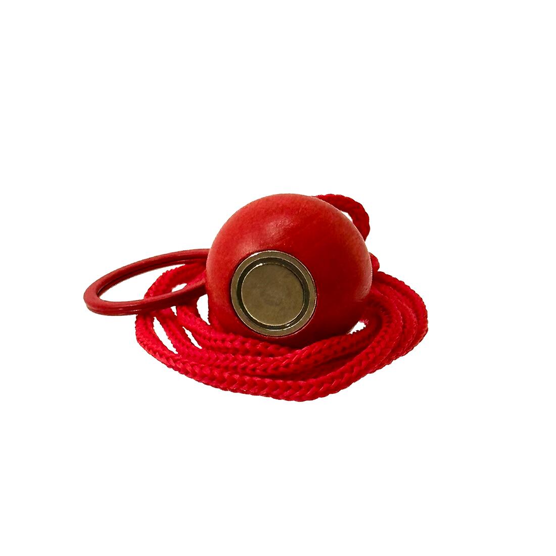 Bouleset couleur rouge - 1 boule aimantée - 1 traceur de terrain - 1 cochonnet 2/7