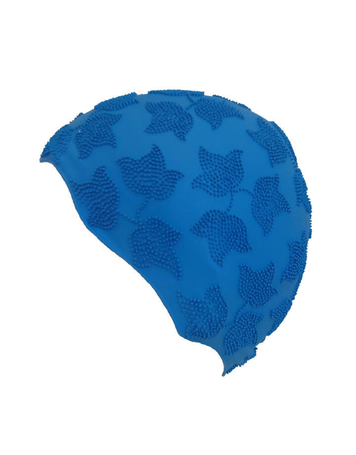 Beco Women's Decorative Swimming Cap Rubber Blue** 2/2