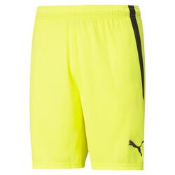 Short Puma Teamliga Unisexe en Jaune-Bleu Fluo