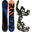 Snowboard set Raven Trench Carbon + vázání Raven FT360