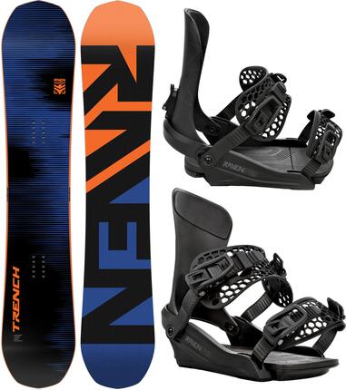 Zestaw Deska snowboardowa Raven Trench Carbon + Wiązania Raven King