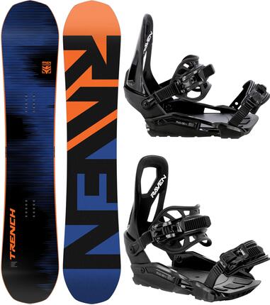 Zestaw Deska snowboardowa Raven Trench Carbon + Wiązania Raven S230