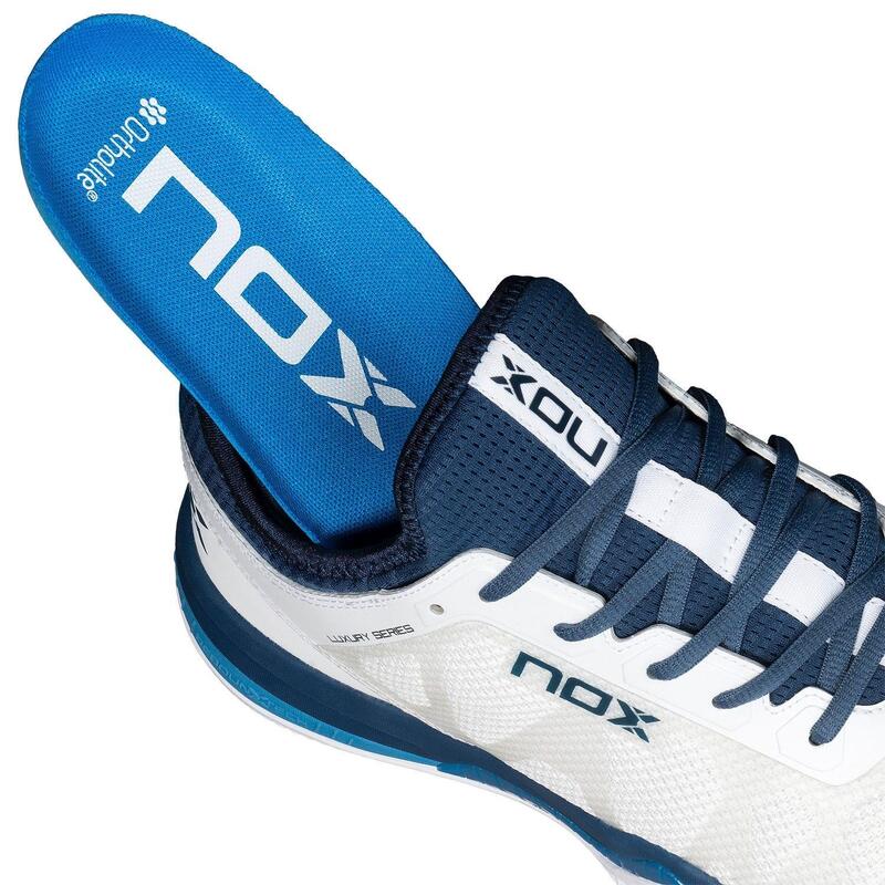 Nox Nerbo White/Blue - pantofi sport low, mărimea 47