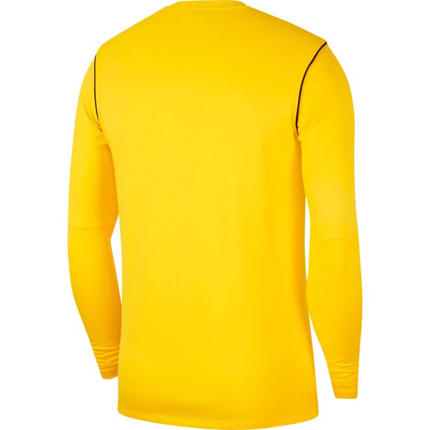 Felpa Nike Park20 Crew Top, Unisex-Bambini Giallo/Nero, Taglia XS 2/2