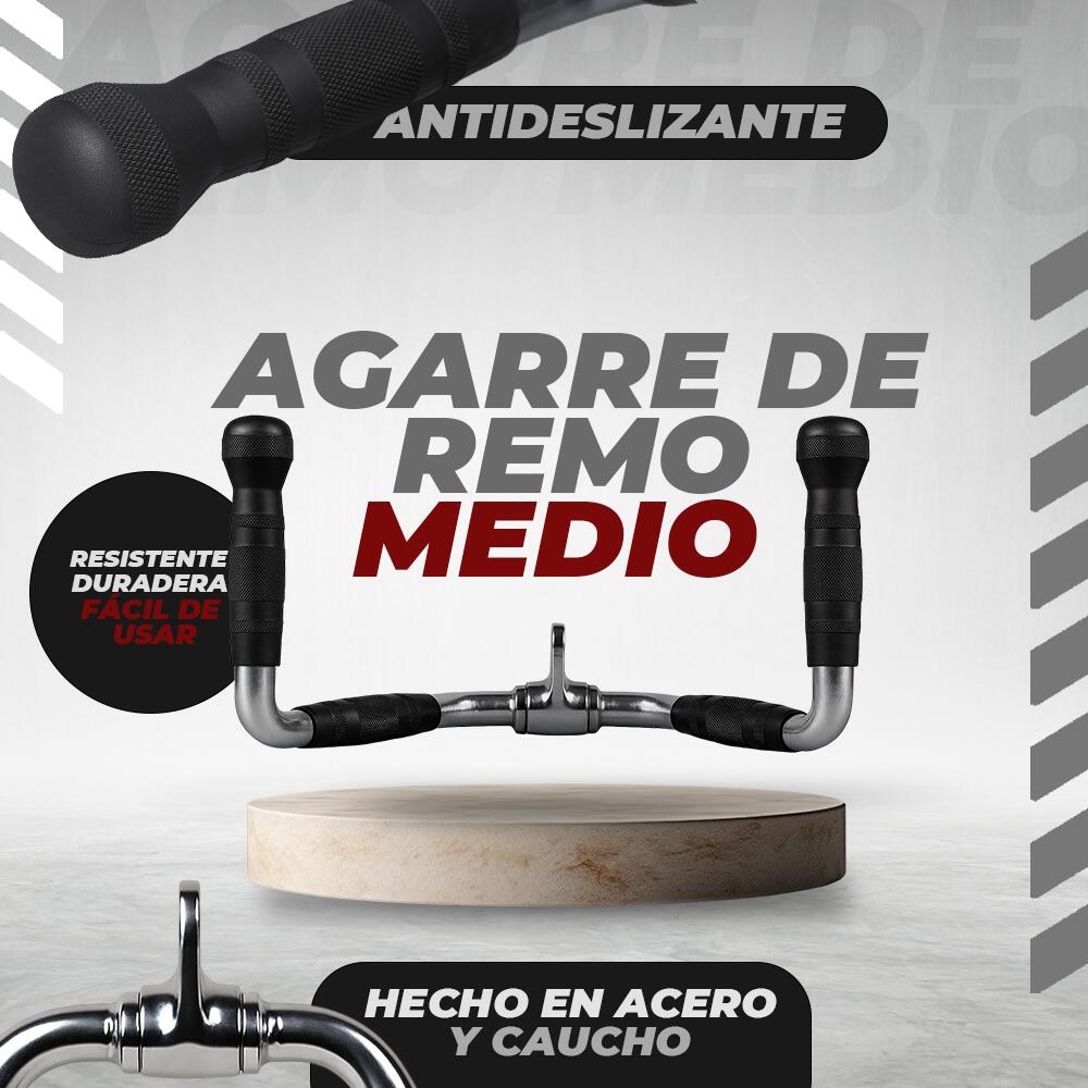 Pega remo médio de polia 6/6
