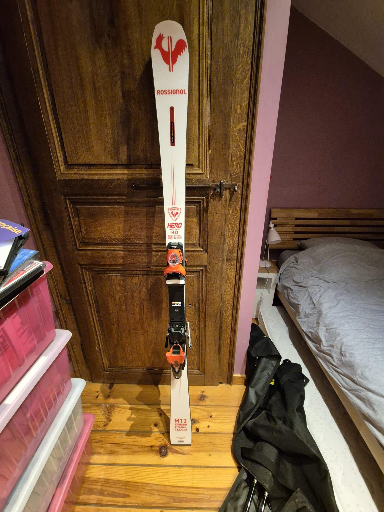Entre Particuliers - Ski Rossignol Hero Master R22 ST - fix look spx15 5/5