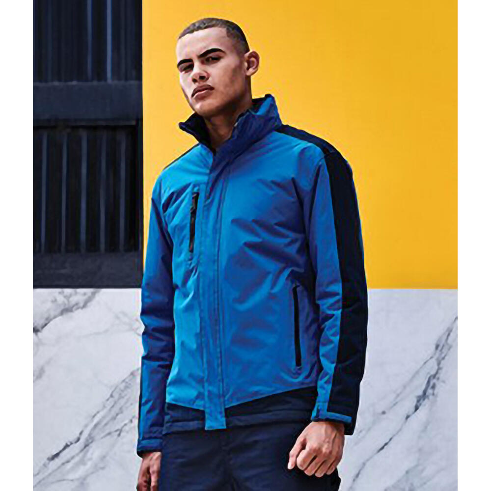 Mens Contrast Insulated Jacket (New Royal/Navy) 2/4