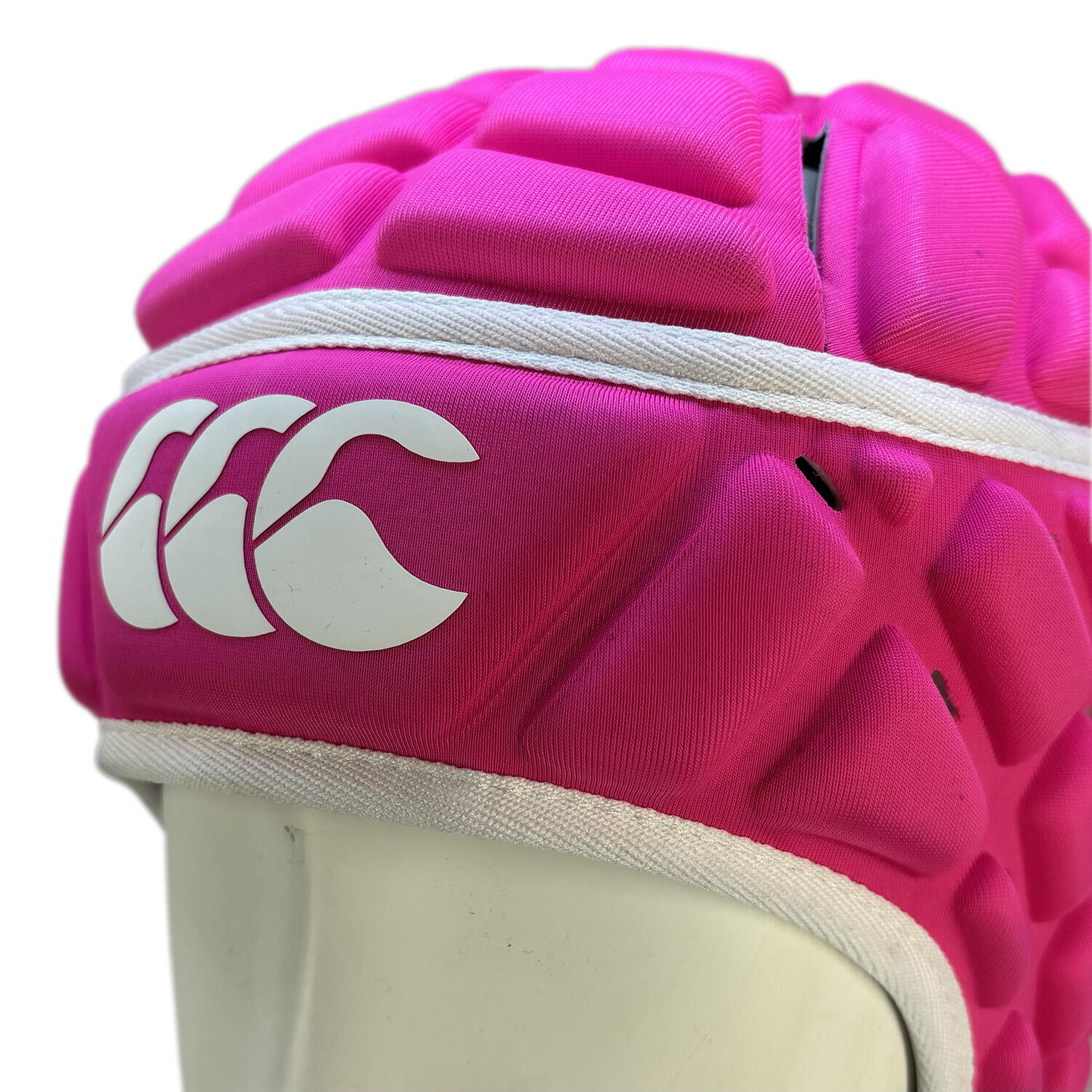 Casque Canterbury enfant rose léger ajustable 3/4