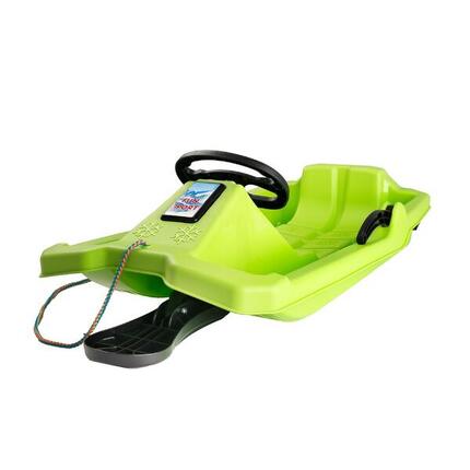 Niko wippt mit einem Lenkrad – grün