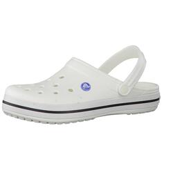 Tongs Crocs Crocband, Blanc, Unisexe