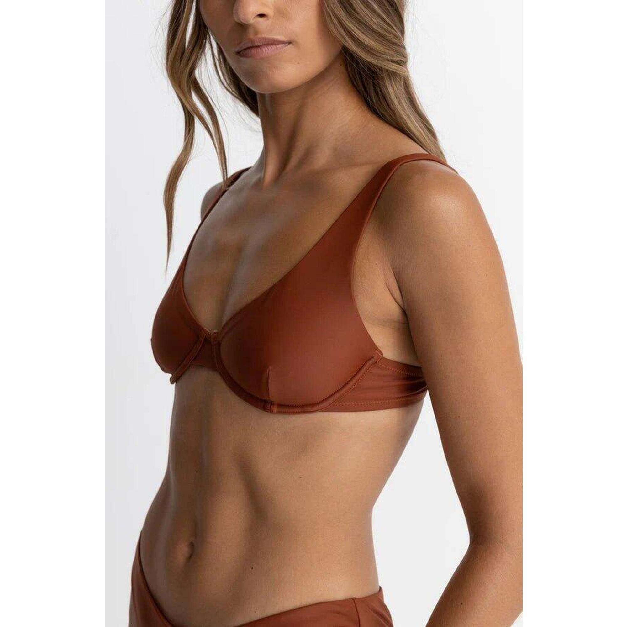 Rhythm - Classic Underwire - Haut De Maillot Femme - Maillot De Bain 2 Pièces - Orange - 36 Xs - Decathlon
