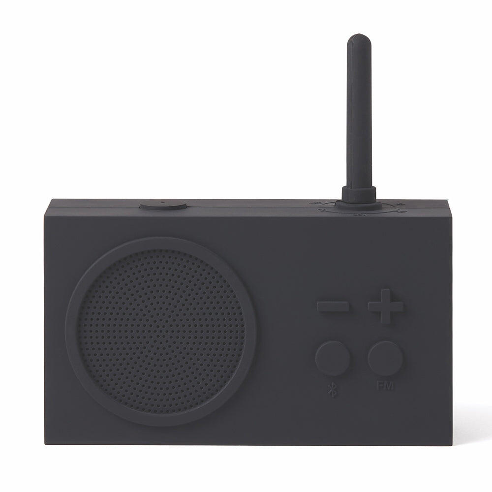 Lexon Thykho 3 FM Radio & Bluetooth Speaker - Black