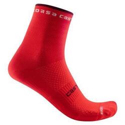 Chaussettes Femme Castelli Rosso Corsa 11 Rouge