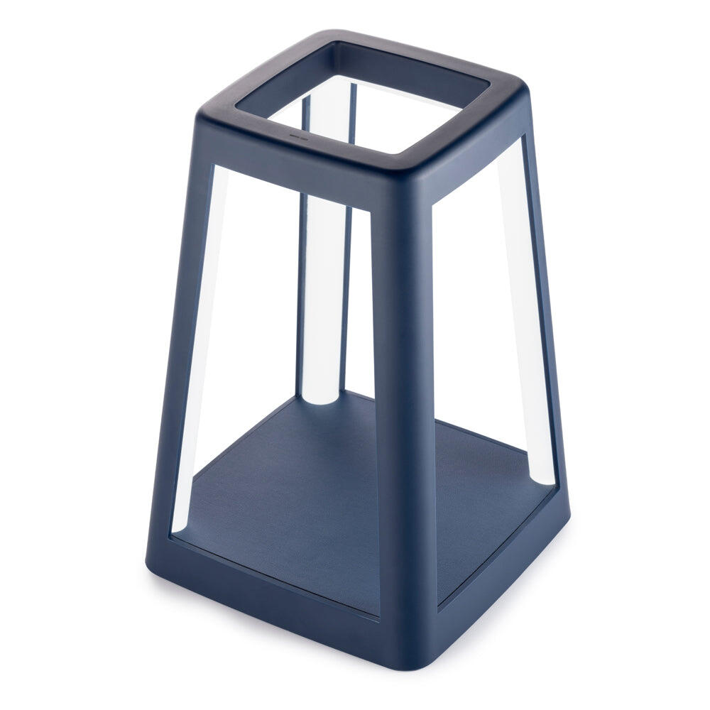 Lexon Lantern Portable Lamp with Wireless Charger - Blue