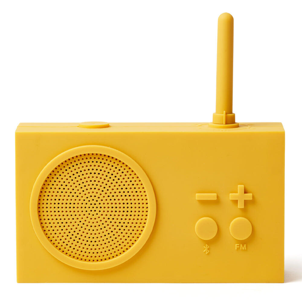 Lexon Thykho 3 FM Radio & Bluetooth Speaker - Yellow