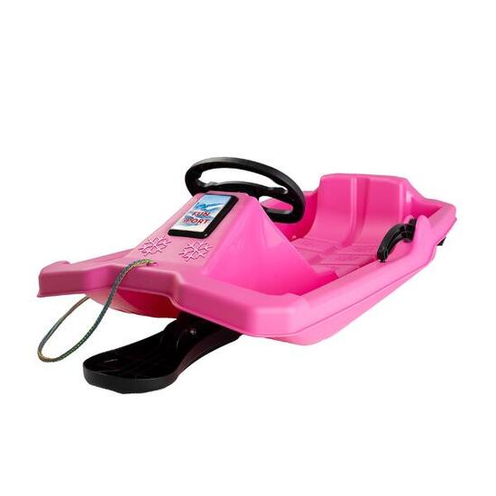 Niko wippt mit einem Lenkrad – grün