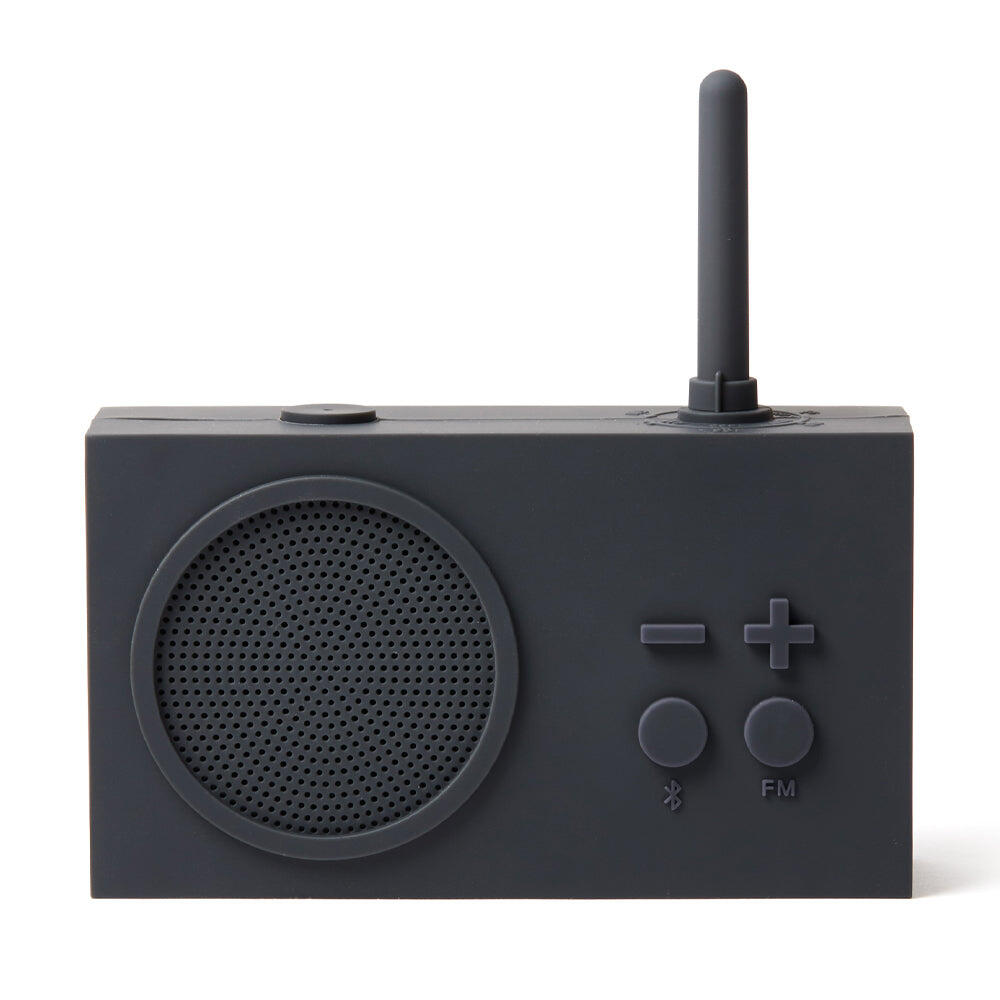 Lexon Thykho 3 FM Radio & Bluetooth Speaker - Grey