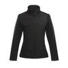 Dames Professional Octagon II Waterdichte Softshell Jas (Zwart/Zwart)