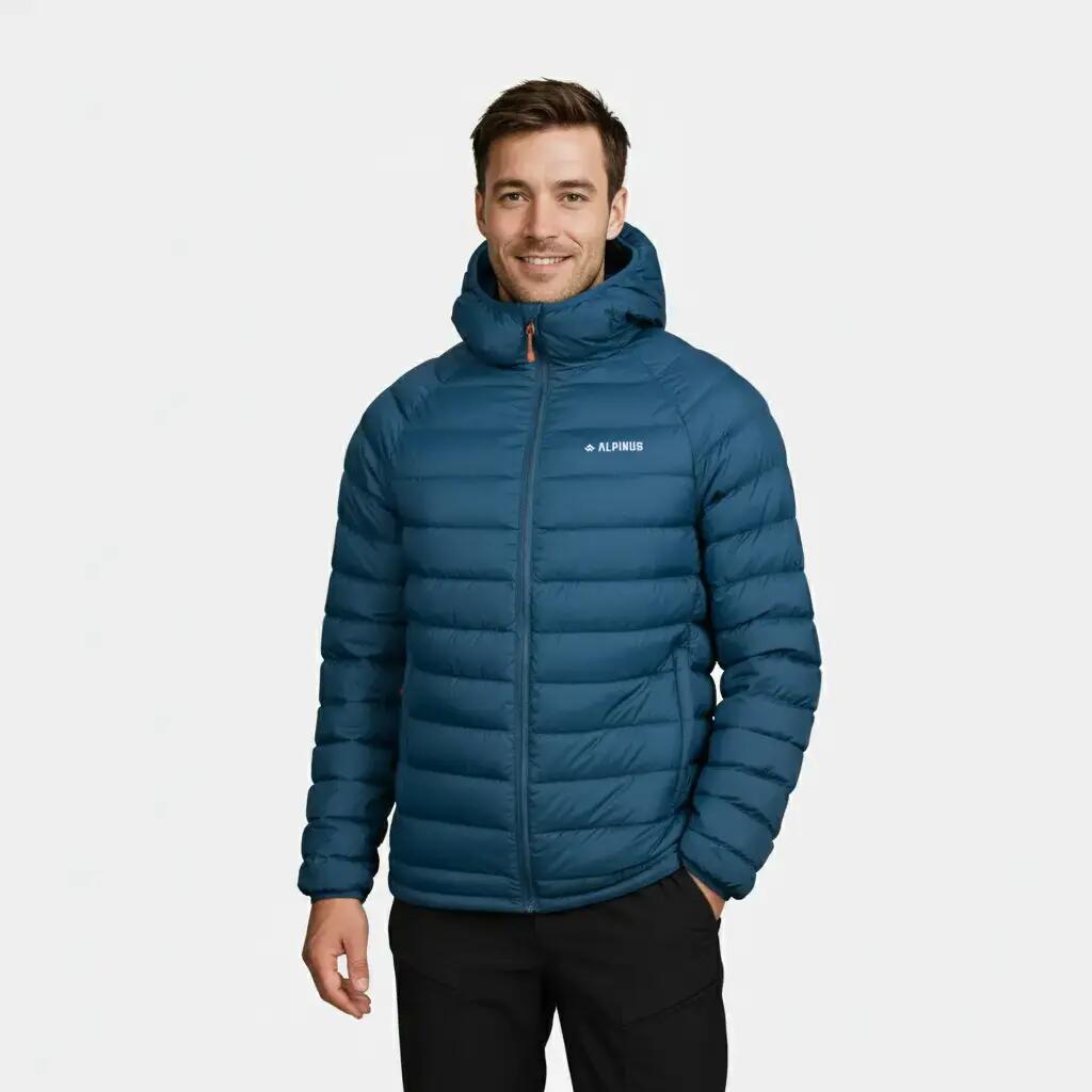 Alpinus Hozat men's quilted outdoor jacket - navy