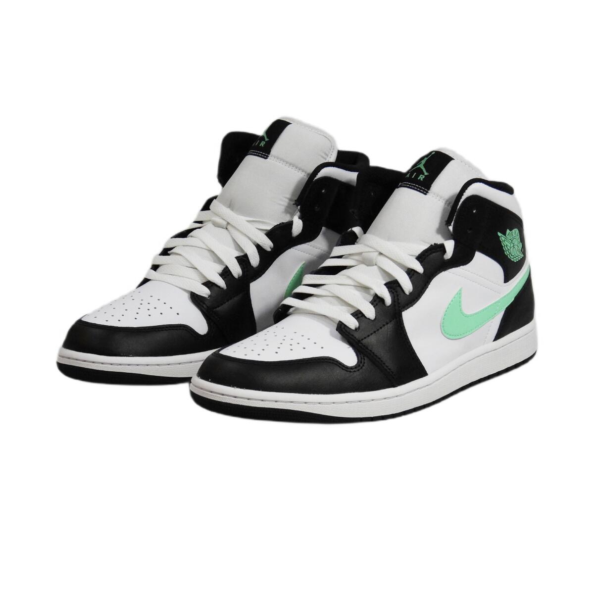 Air Jordan 1 Mid Green Glow (GS) 3/7