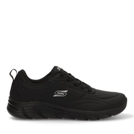 Deportivas Casual Mujer Suela Plana - Modelo 117715 Negro