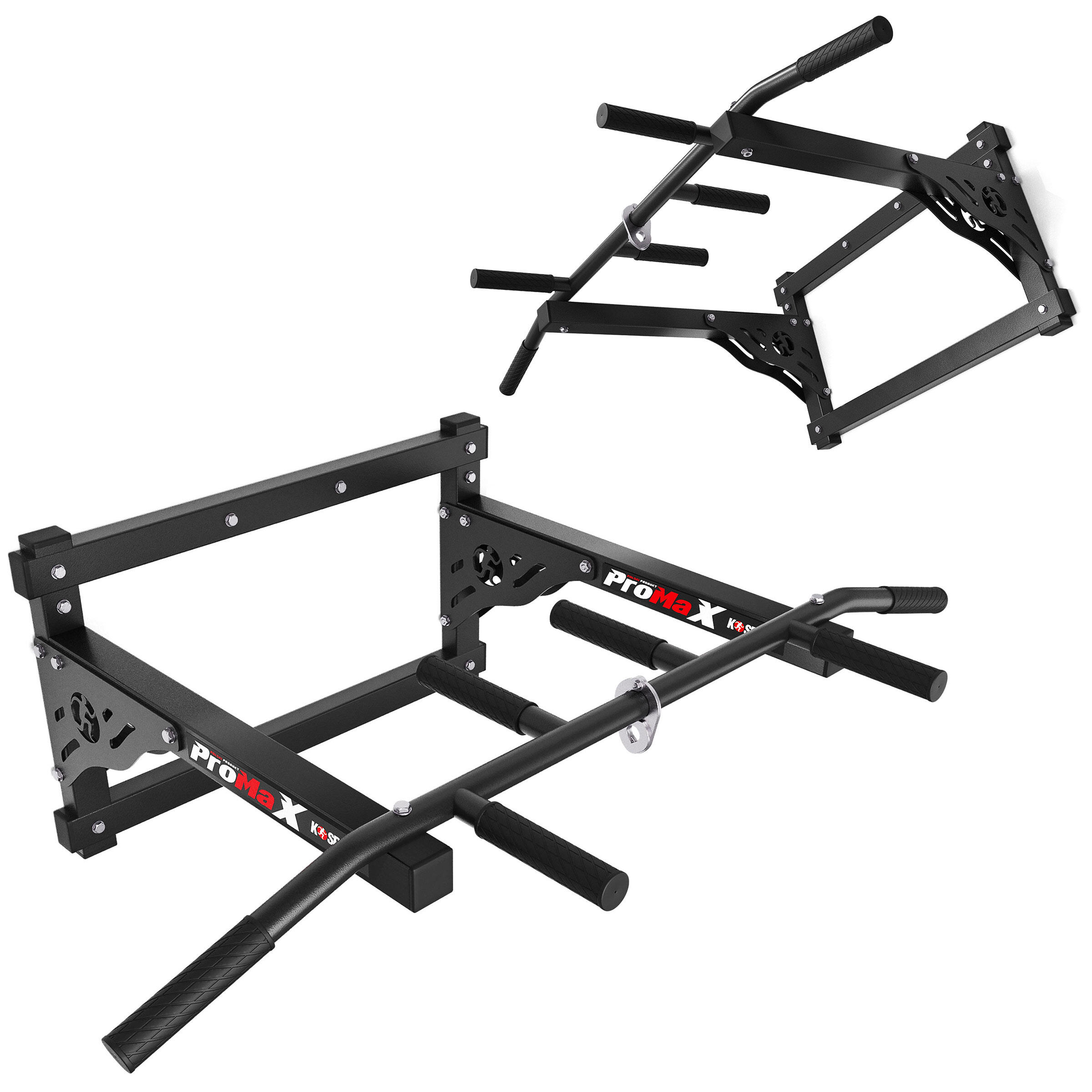 Wall Mounted Heavy Duty Pull Up Bar K SPORT Decathlon