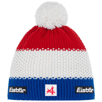 Muts star ski austria muts met pompon heren dames wintermuts fleece pompon
