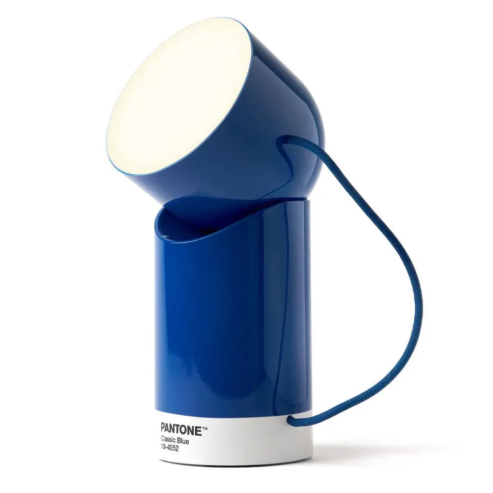 Lexon Orbe Portable LED Lamp With Moving Head - Classic Blue