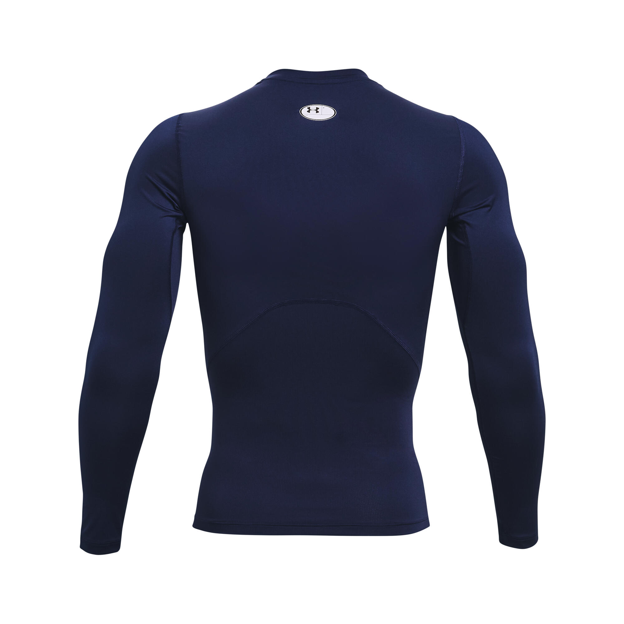 Maillot de compression à manches longues Under Armour Heatgear Bleu marine pour 7/7