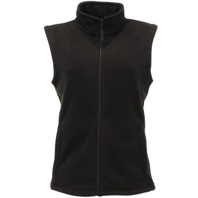 Regatta dames micro fleece bodywarmer / gilet (zwart)