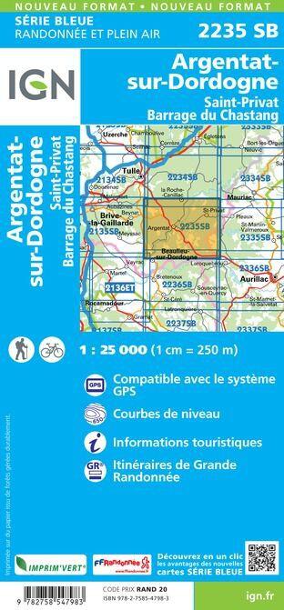 2235SB ARGENTAT-SUR-DORDOGNE SAINT PRIVAT BARRAGE DU CHASTANG 2/2