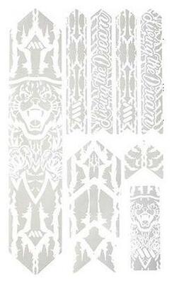All mountain style extra kriss kyle frame guard kit white