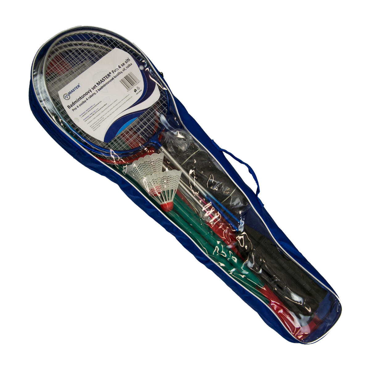 Zestaw badmintonowy MASTER Fun 4 z siatką 3/4