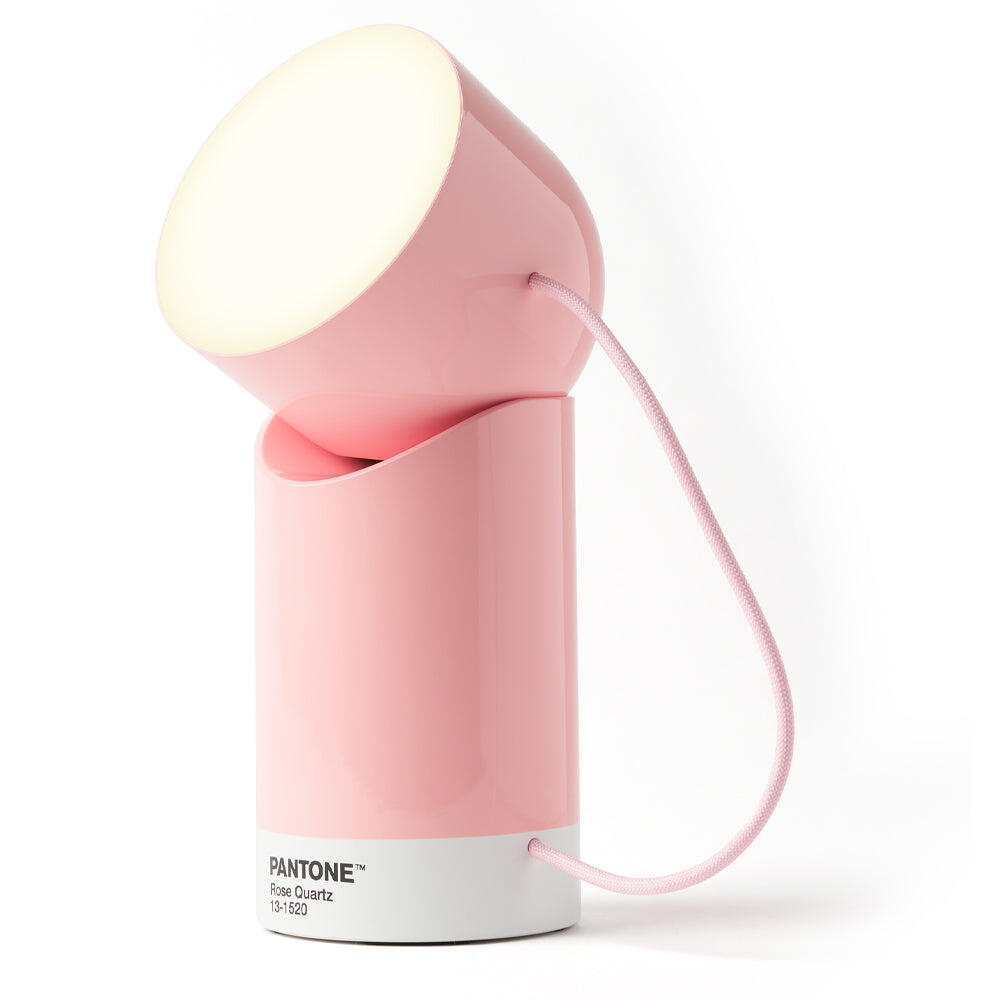 Lexon Orbe Portable LED Lamp With Moving Head - Rose Pink