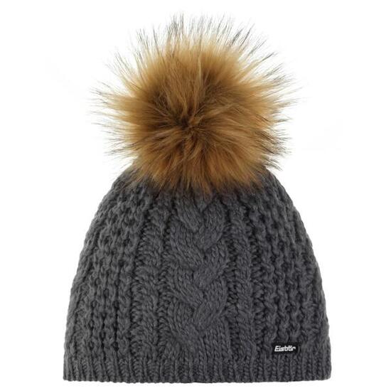 Eisbär Afra Lux Mütze für Damen mit Bommel