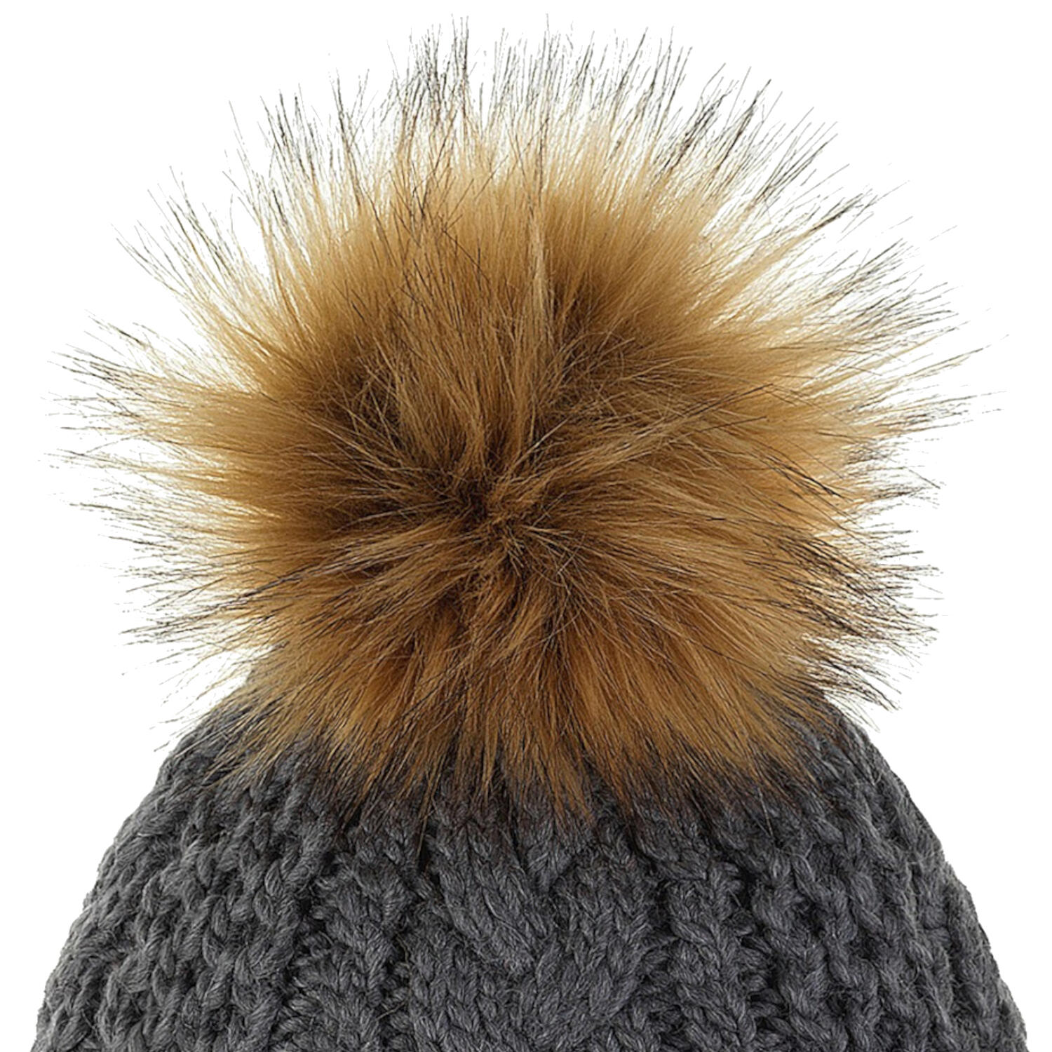 Eisbär Afra Lux Mütze für Damen mit Bommel 2/3